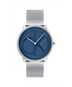 Calvin Klein Unisex Iconic Blue Logo Mesh Bracelet Watch