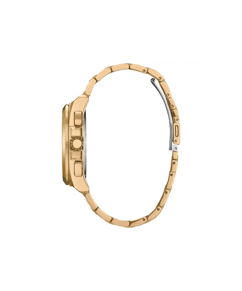 Citizen Eco-Drive Gold Plated Chronograph Gents Bracelet Watch