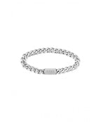 BOSS Chain Link Gents Silver Tone Bracelet