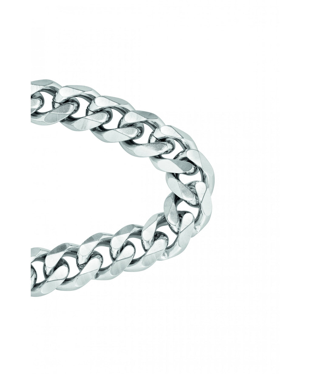 BOSS Chain Link Gents Silver Tone Bracelet