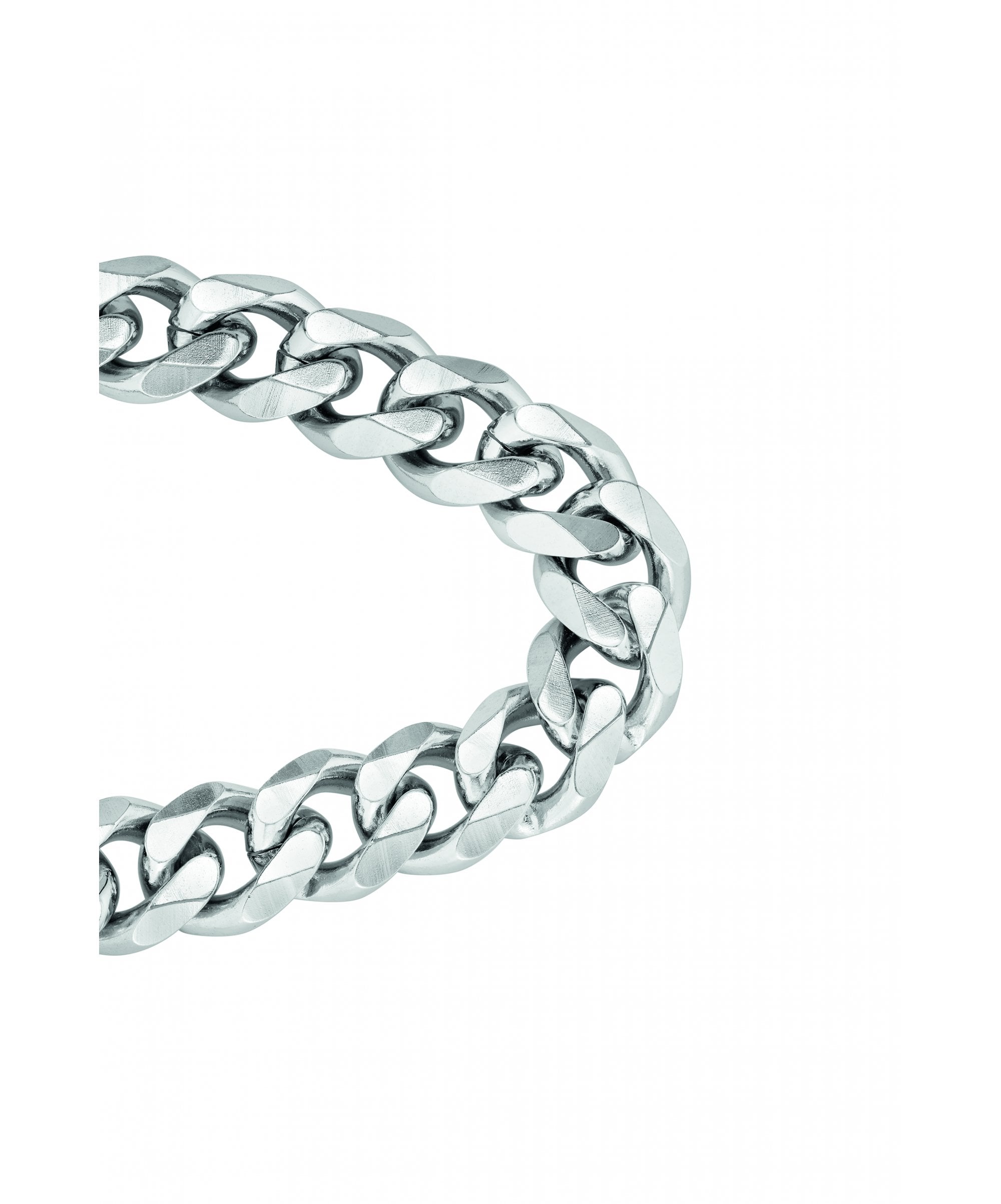 BOSS Chain Link Gents Silver Tone Bracelet