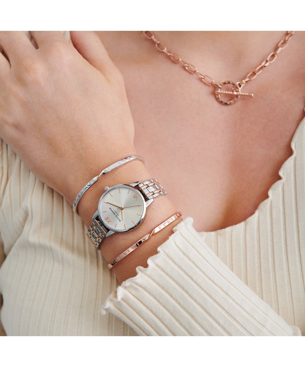 Olivia Burton England Two Tone Bracelet Watch