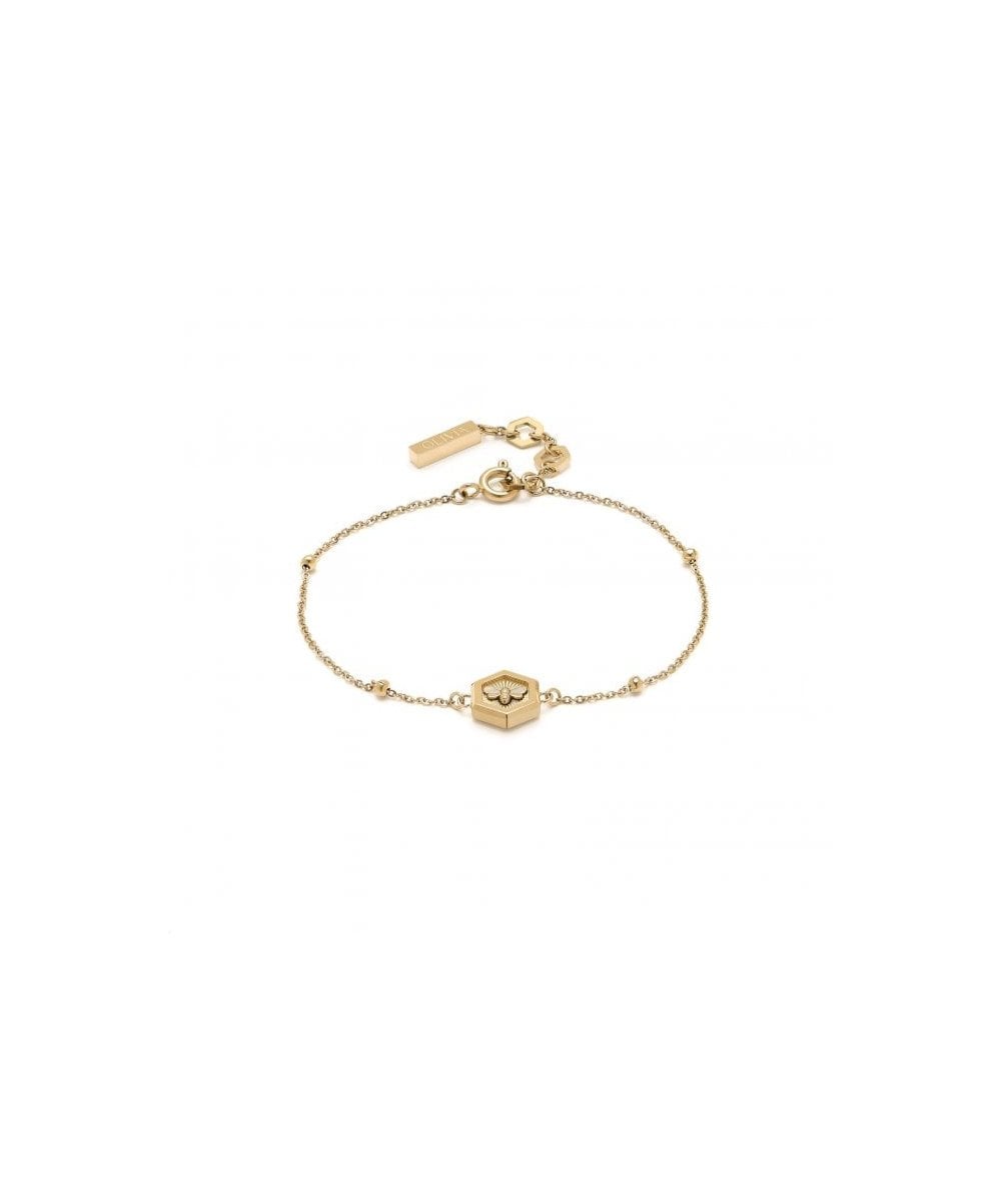 Olivia Burton Signature Minima Bee Gold Plated Bracelet
