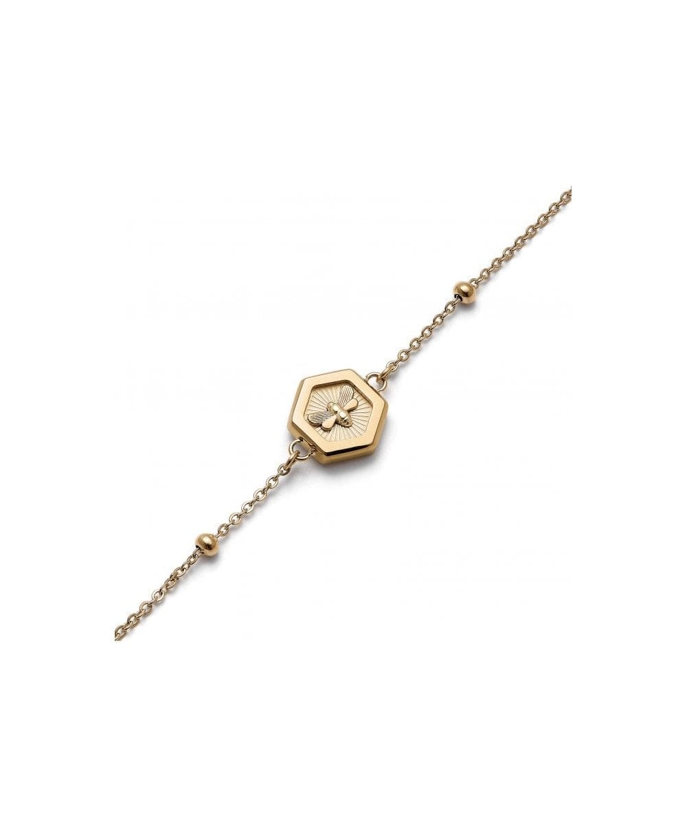 Olivia Burton Signature Minima Bee Gold Plated Bracelet