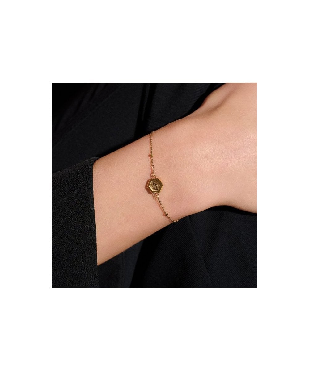 Olivia Burton Signature Minima Bee Gold Plated Bracelet