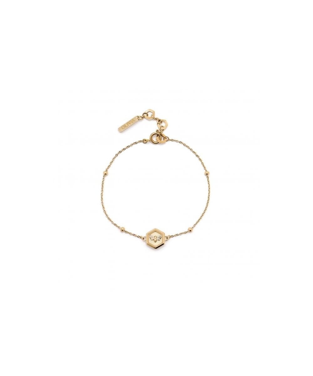 Olivia Burton Signature Minima Bee Gold Plated Bracelet