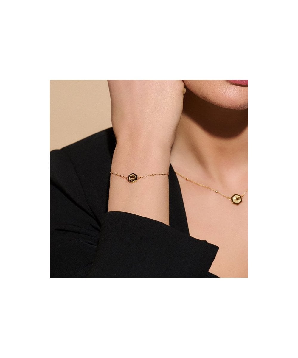 Olivia Burton Signature Minima Bee Gold Plated Bracelet