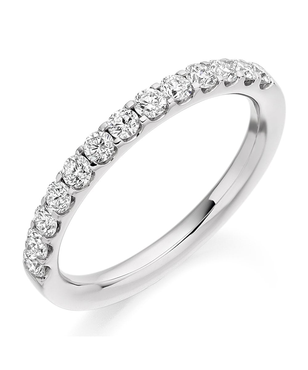 Platinum 0.48ct Lab Grown Diamond Eternity Ring