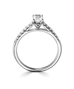 Platinum 0.80ct Lab Grown Diamond Engagement Ring