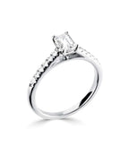 Platinum 0.80ct Lab Grown Diamond Engagement Ring
