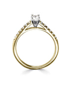 18ct Yellow Gold & Platinum 1.29ct Lab Grown Diamond Engagement Ring