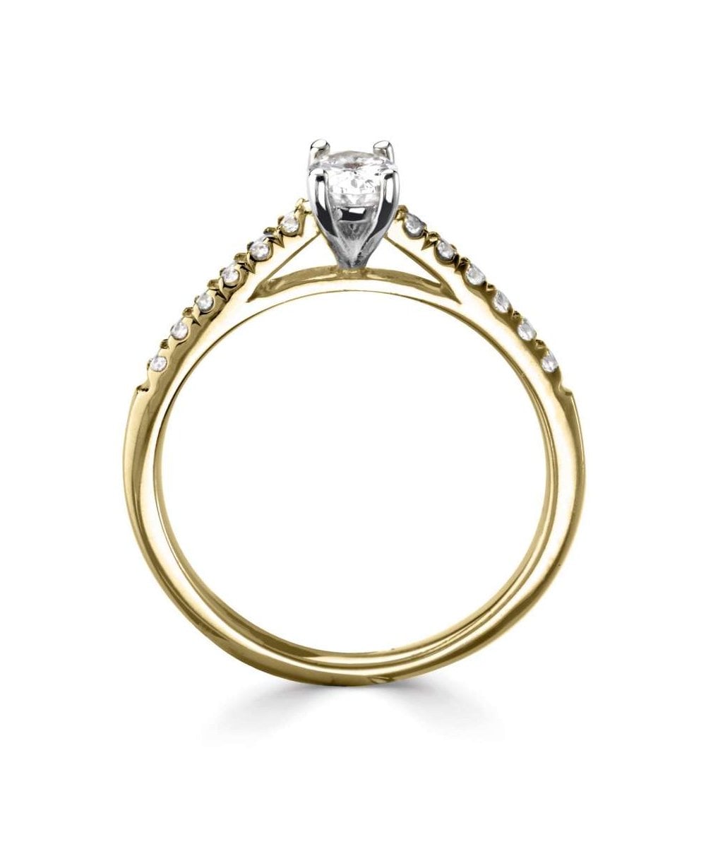 18ct Yellow Gold & Platinum 1.29ct Lab Grown Diamond Engagement Ring