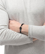 BOSS Thad Sport Nylon Black Cord Gents Bracelet