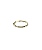 18ct Yellow Gold 2mm D Shape Wedding Ring