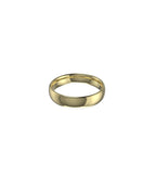 9ct Yellow Gold 5mm Oval Court Wedding Ring