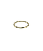 9ct Yellow Gold 2mm Oval Court Wedding Ring
