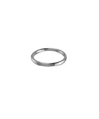 Platinum 2.5mm Oval Court Wedding Ring