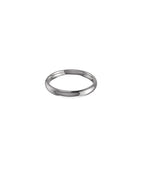 9ct White Gold 3mm Classic Court Wedding Ring