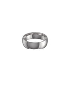 9ct White Gold 7mm Classic Court Wedding Ring