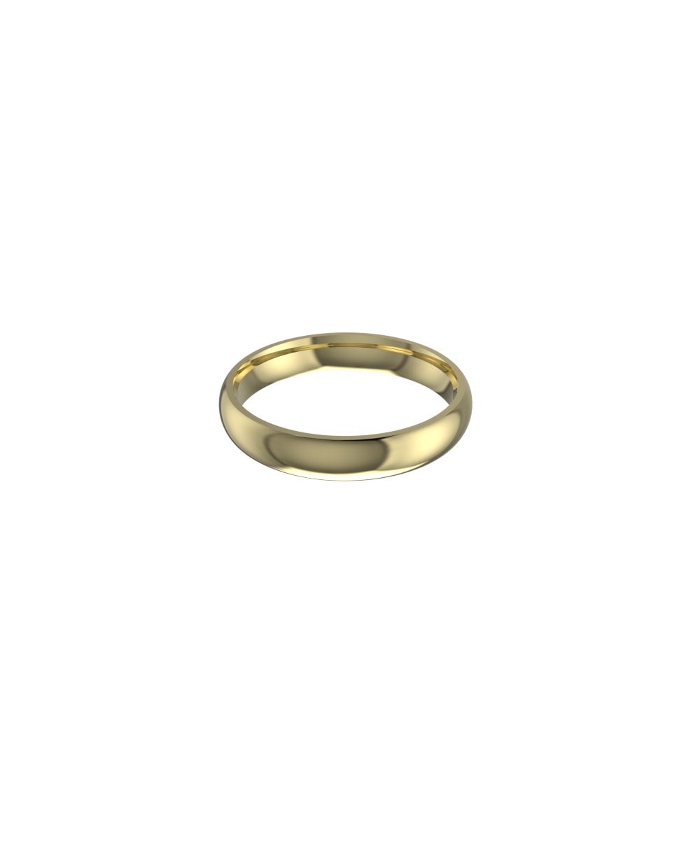 18ct Yellow Gold 4mm Classic Court Wedding Ring