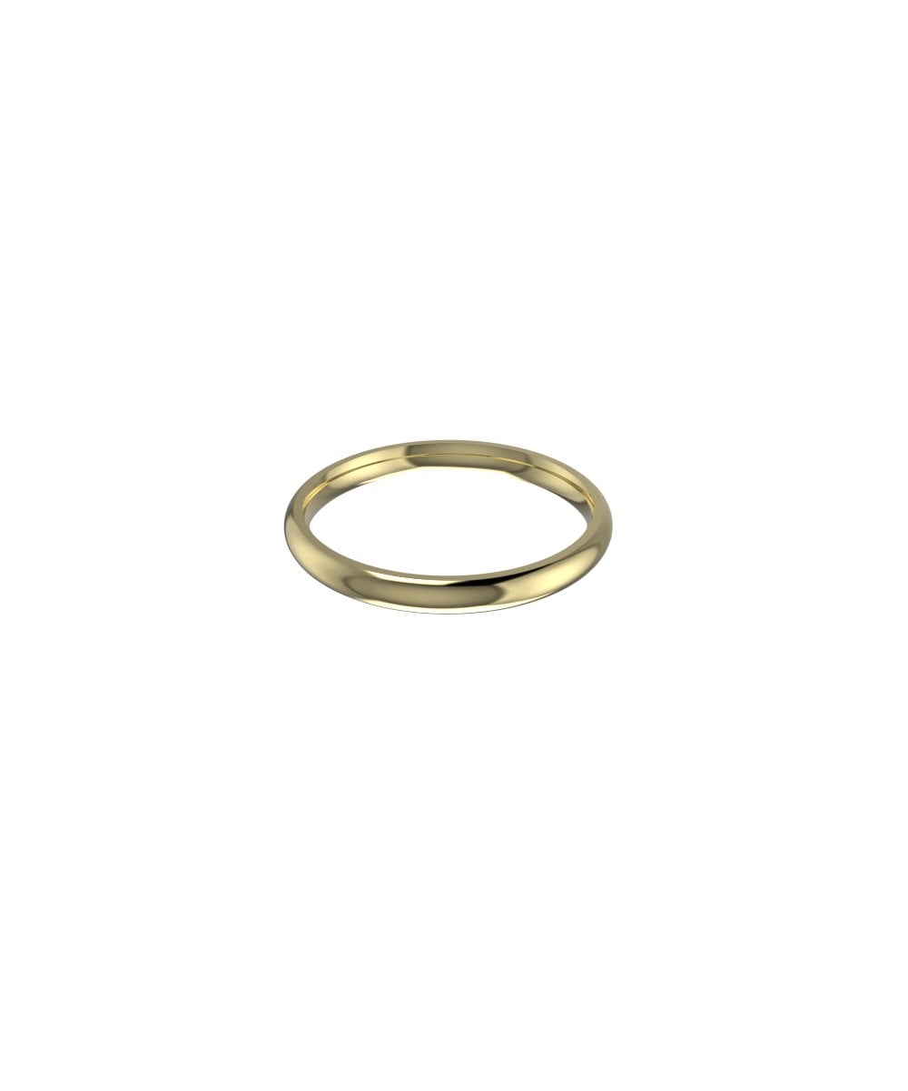 9ct Yellow Gold 2.5mm Classic Court Wedding Ring