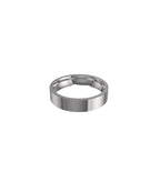 Platinum 5mm Flat Court Wedding Ring