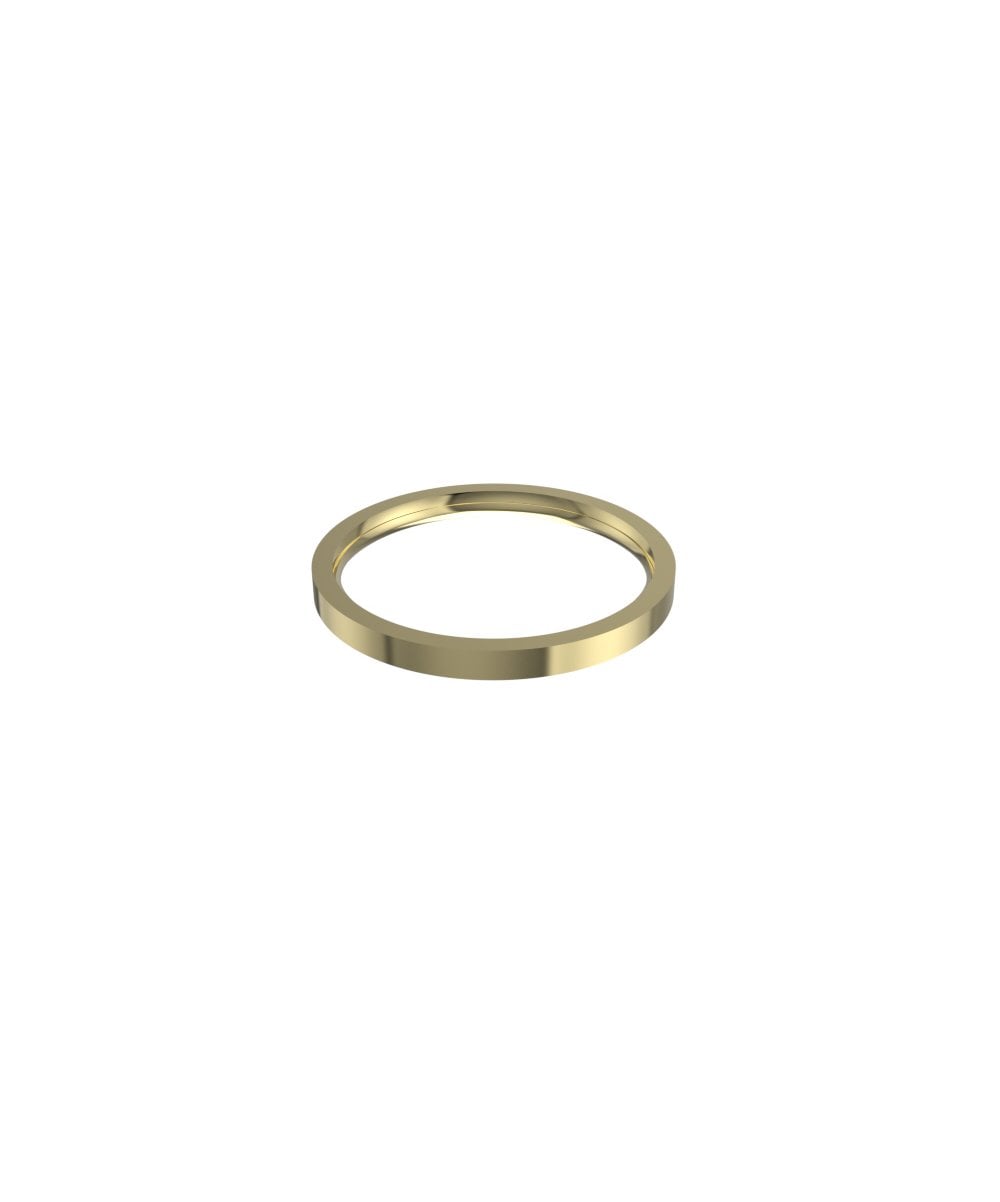 9ct Yellow Gold 2mm Flat Court Wedding Ring