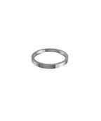 9ct White Gold 2.5mm Flat Court Wedding Ring