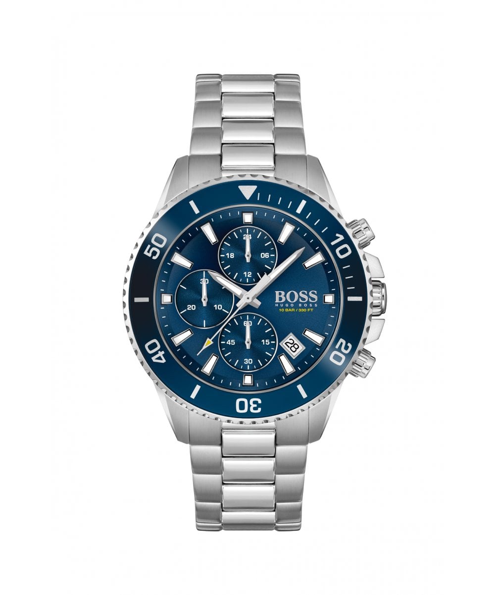 BOSS Admiral Blue Dial Gents Bracelet Watch