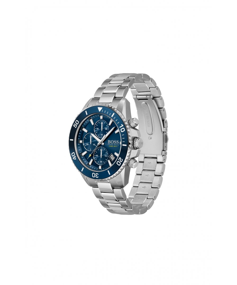 BOSS Admiral Blue Dial Gents Bracelet Watch