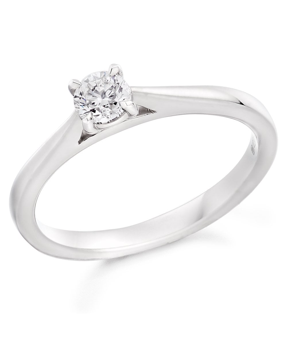 Platinum Diamond Solitaire Engagement Ring