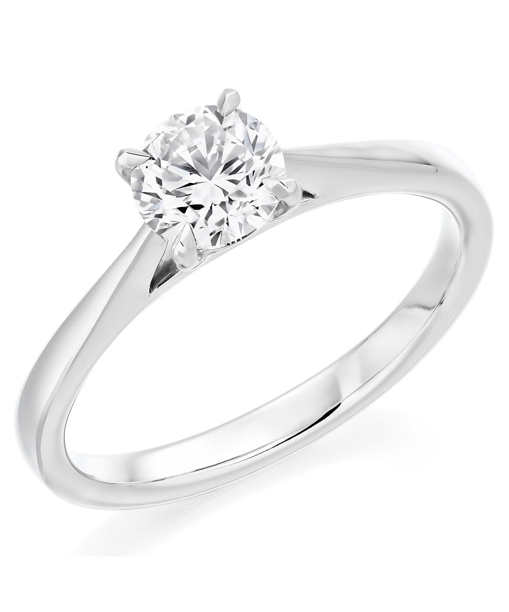 Platinum Diamond Solitaire Engagement Ring