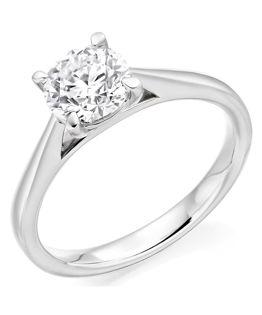 Platinum Diamond Solitaire Engagement Ring