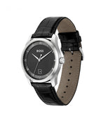 BOSS Principle Black Leather Strap Gents Watch