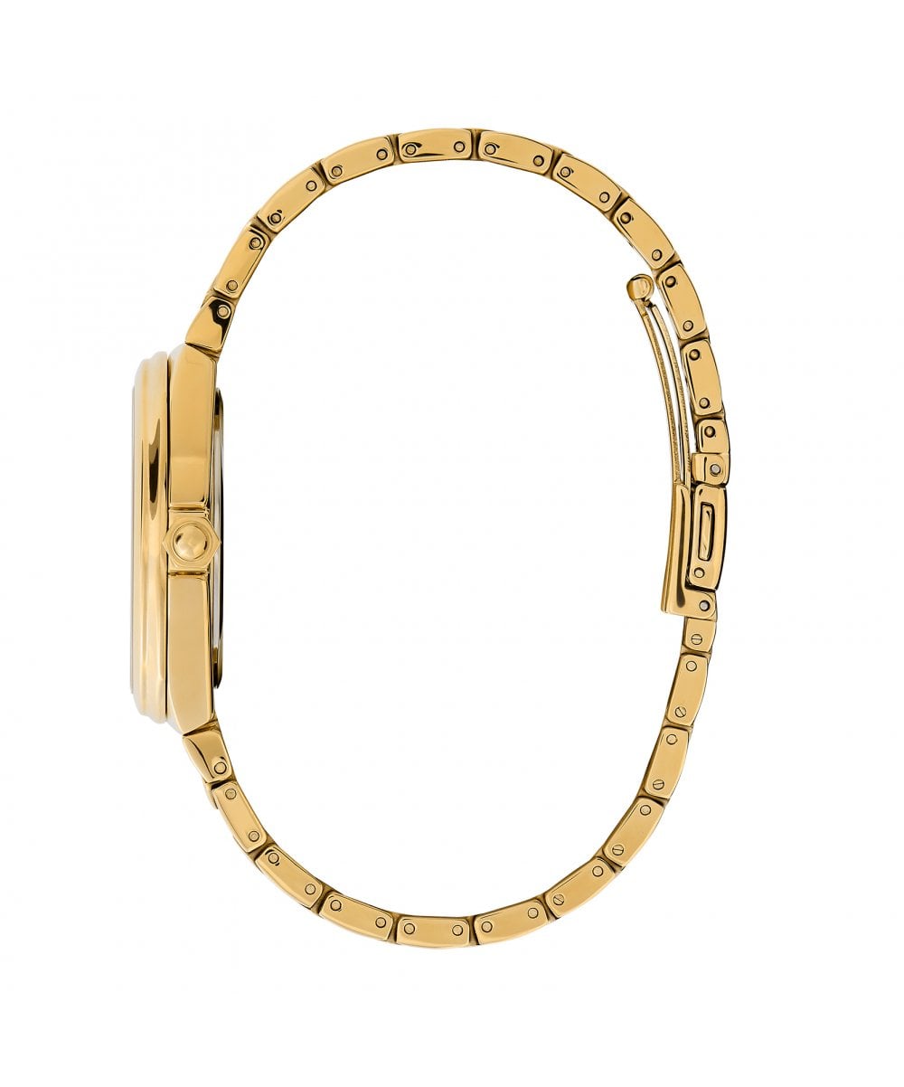 Olivia Burton Sports Luxe Lustre Black & Gold Bracelet Watch