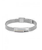 BOSS Alen Gents Silver Tone Bracelet