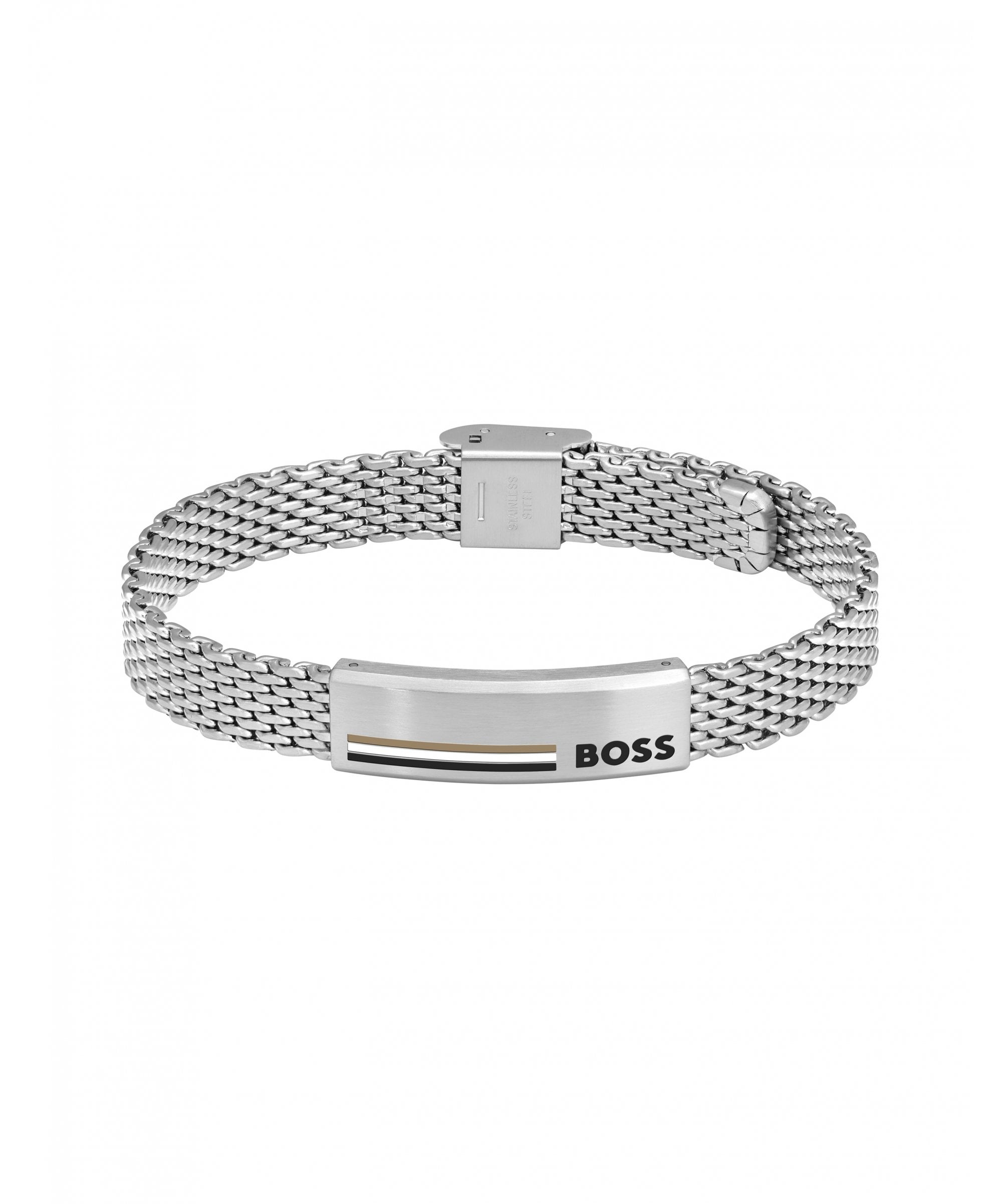 BOSS Alen Gents Silver Tone Bracelet