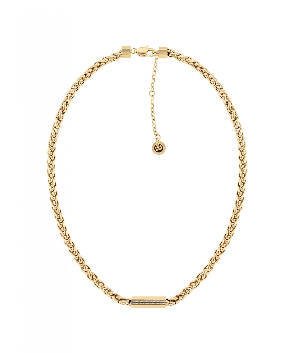 Tommy Hilfiger Snake Gold Plated Ladies Chain Necklace