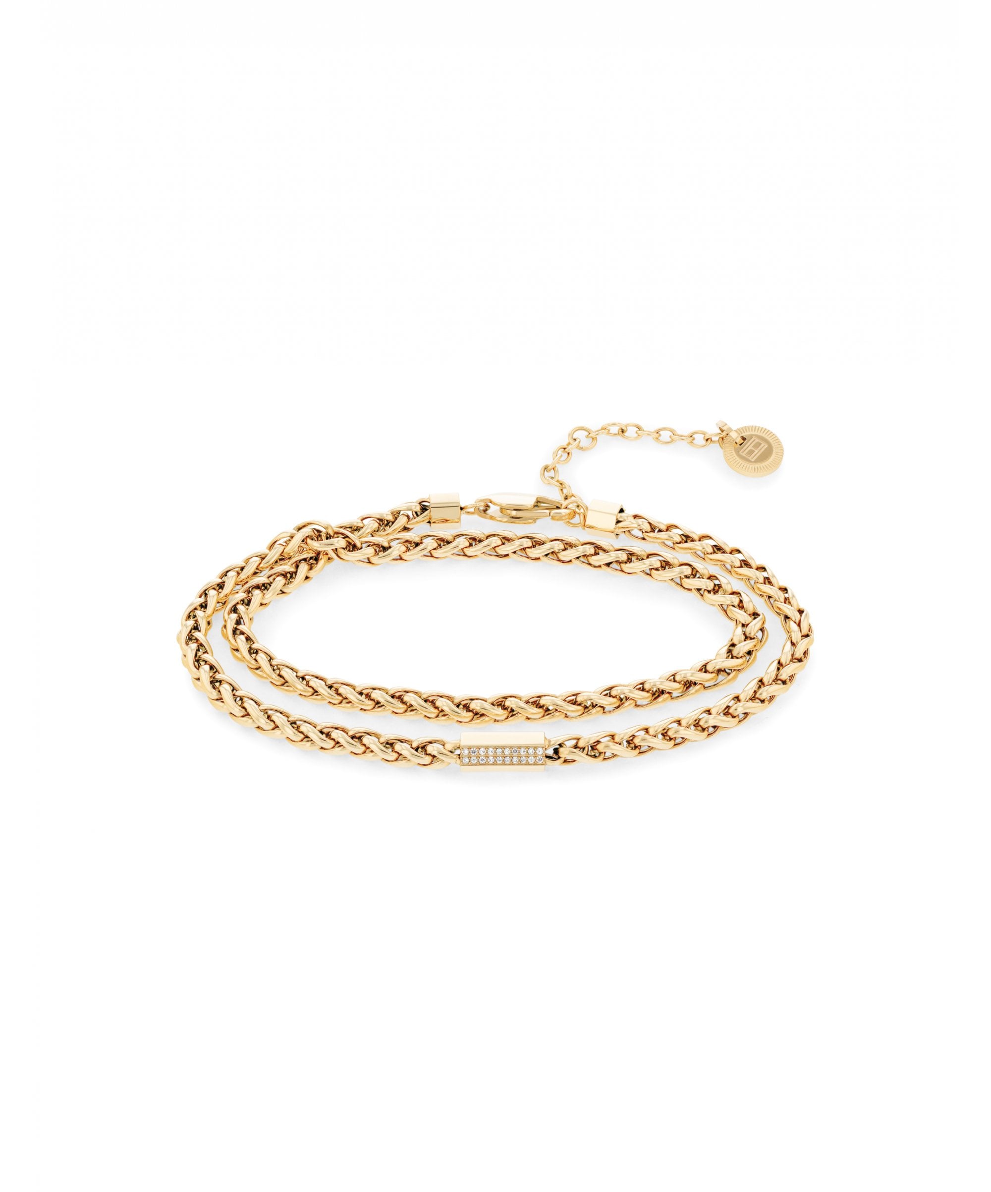 Tommy Hilfiger Snake Wrap Around Gold Plated Ladies Bracelet