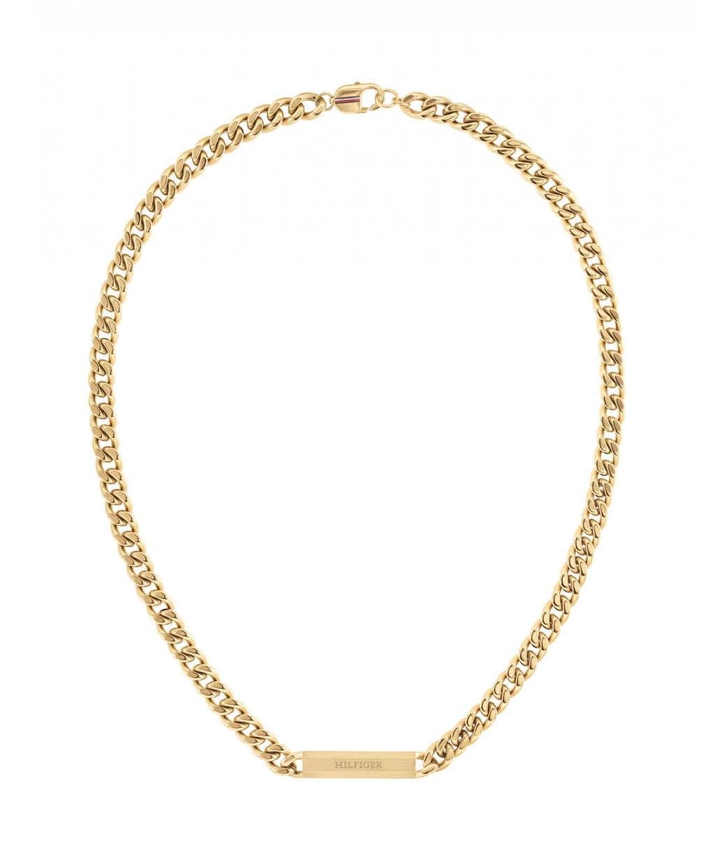 Tommy Hilfiger Clash Gold Plated Gents Chain Necklace