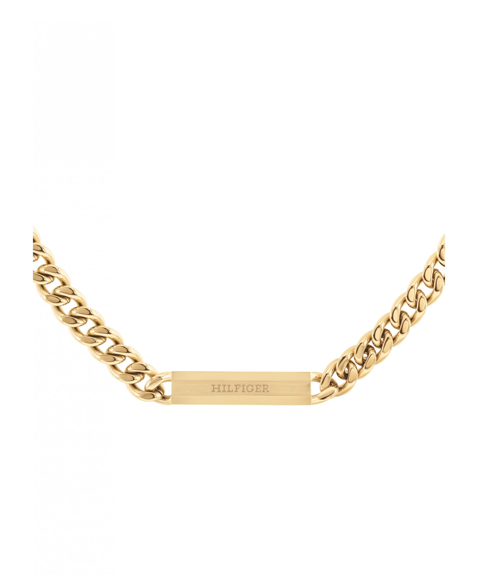 Tommy Hilfiger Clash Gold Plated Gents Chain Necklace