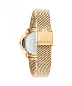 Tommy Hilfiger Demi Gold Plated Ladies Mesh Strap Watch
