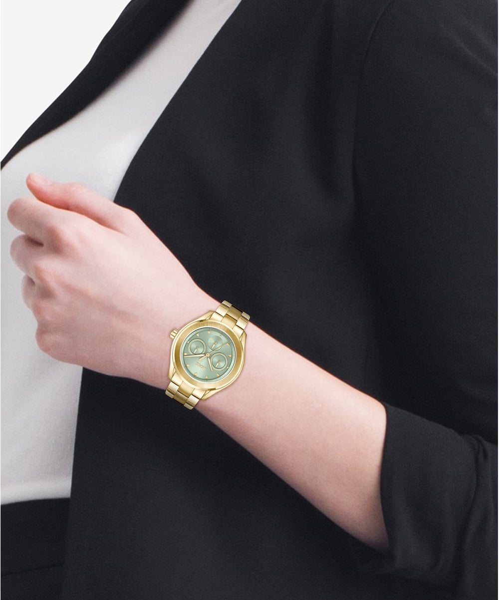 BOSS Lida Gold Plated Ladies Bracelet Watch