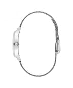 Olivia Burton Wonderlust White & Silver Mesh Bracelet Watch