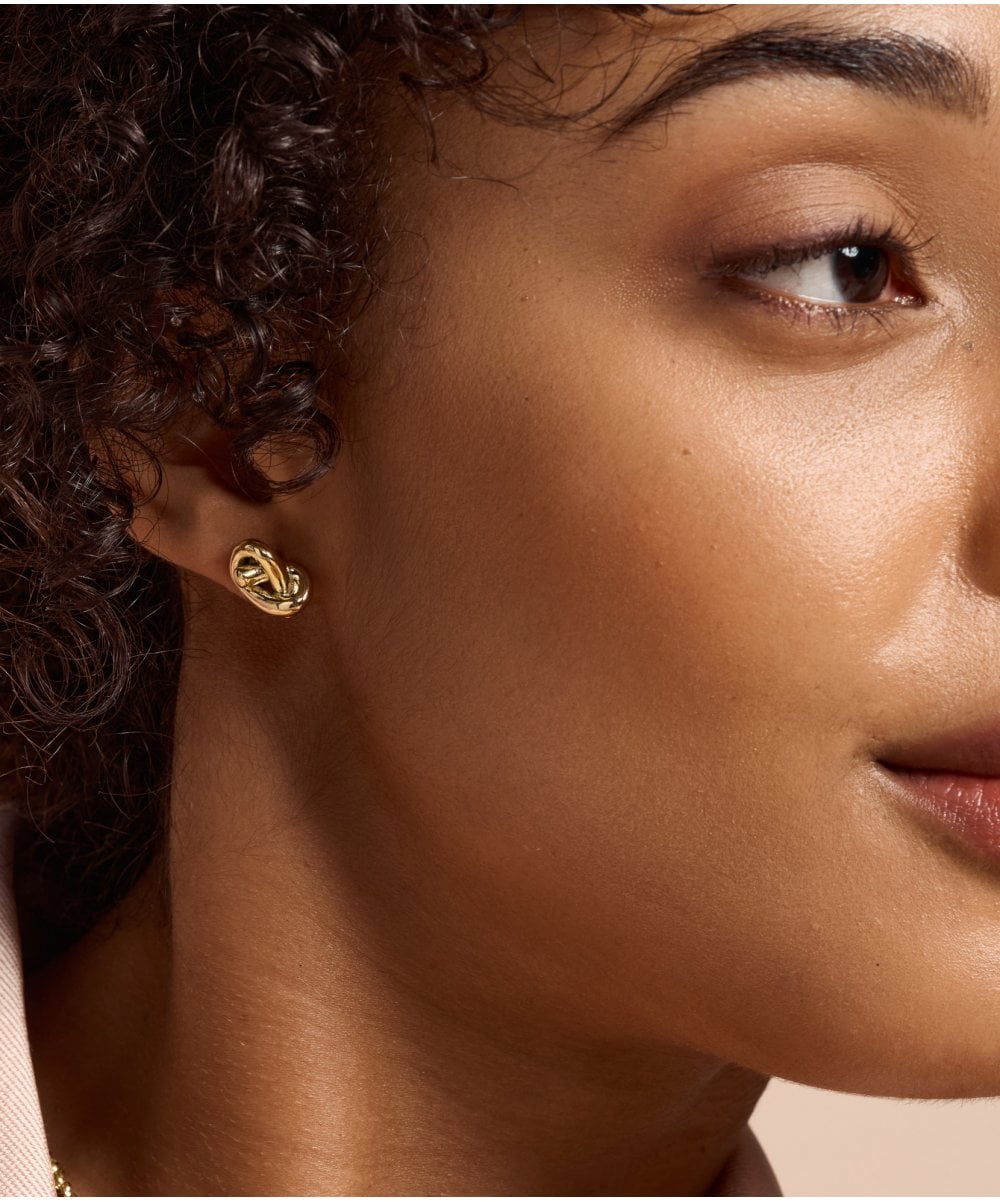 Olivia Burton Lovers Knot Gold Plated Earrings