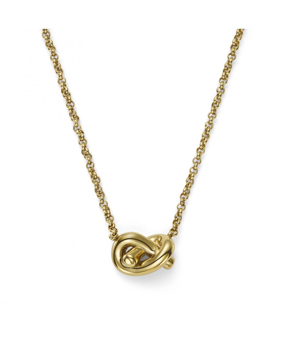 Olivia Burton Lovers Knot Gold Plated Necklace