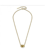 Olivia Burton Lovers Knot Gold Plated Necklace