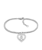 Tommy Hilfiger Monogram Heart Ladies Bracelet