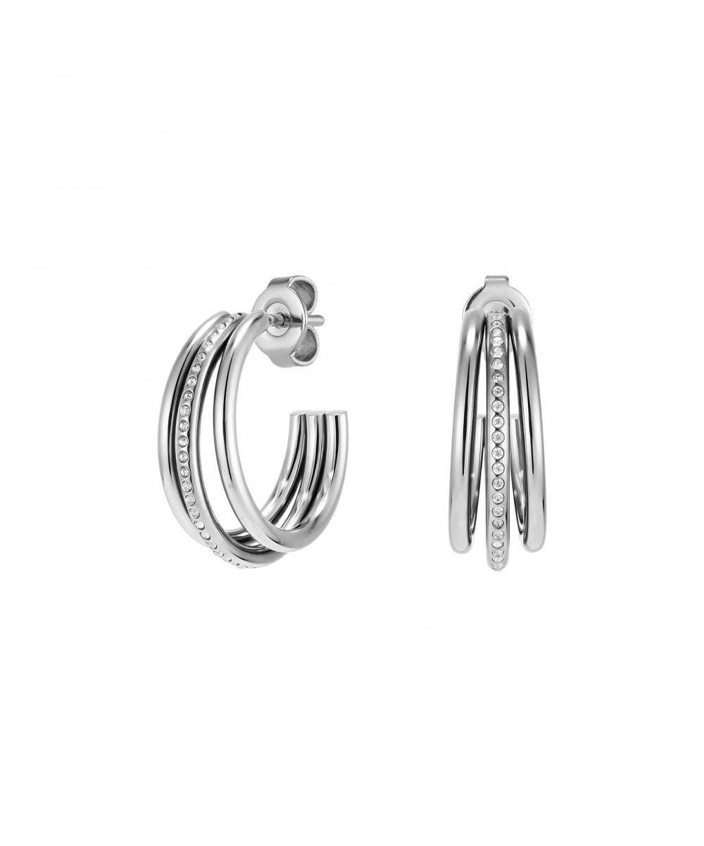 Olivia Burton Ever Stacked Claw Hoop Earrings
