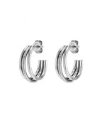 Olivia Burton Ever Stacked Claw Hoop Earrings